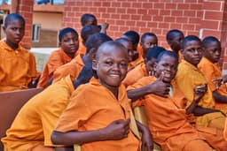 Student receiving education support